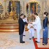 泰国国王相信泰越两国关系将继续得以巩固