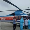 成功组织紧急救援飞行 将在双子西岛的一名危重病人安全运往陆地救治