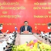 在新形势下促进越南首都河内与老挝首都万象的双边合作