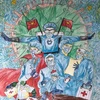 越南弱势儿童眼里的新冠肺炎疫情画展正式开展 