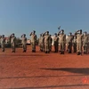 越南三号二级野战医院在南苏丹举行升旗仪式