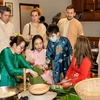 国际友人体验越南南部传统春节