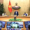 政府总理范明政就防疫工作与全国63省市主持召开视频会议