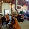 旅法越侨在竹林禅院举行祈福仪式