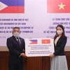 越南向菲律宾捐赠200吨大米