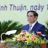 越南政府总理范明政出席宁顺省重设30周年庆典
