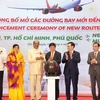 越捷开通越南与印度新航线 王廷惠和奥姆•博拉出席公布仪式