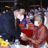 越南国会主席王廷惠出席茶荣省重设30周年庆典