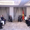 越南政府总理范明政会见美国投资基金和经济团体领导