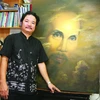  陈春福画家 – 绘制数千幅胡伯伯肖像之画的画家