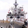 印度海军舰队对胡志明市进行友好访问