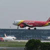 今年上半年越南各家航空公司外国旅客运输量逐月增加