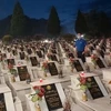 河江省在渭川国家烈士陵园为10名烈士举行追悼会和安葬仪式