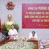 越南国会主席王廷惠与富寿省委常委会举行工作会谈