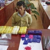 一老挝籍嫌疑人因非法贩运3万粒合成毒品被奠边省警方抓获