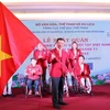 越南体育代表团出征第11届东南亚残疾人运动会
