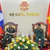 越南人民军总参谋部领导会见老挝人民军总参谋部作战部局代表团