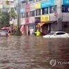 越南领导就暴雨灾害向韩国领导致慰问电