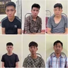 六人因组织中国人非法入境越南被捕