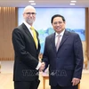 越南政府总理范明政会见加拿大驻越大使施泰尔