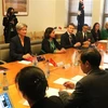 越南外交部长对澳大利亚进行正式访问并共同主持第四次越澳外长会议