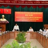 越共中央反腐败和消极指导委员会代表团在胡志明市视察指导工作