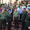 越南公安部领导会见参加联合国维和行动的人民公安军官