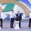 越南政府总理范明政出席国家电视台西南部地区频道开播仪式