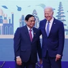 越南政府总理范明政会见美国总统乔·拜登