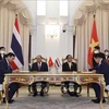 越南国家主席阮春福访问泰国双方发表联合声明
