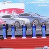 政府总理范明政出席Vinfast首批电动汽车出口美国启动仪式