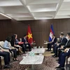 越南外交部长裴青山分别与柬埔寨、菲律宾和马来西亚三国外长举行双边会晤
