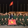 越南人民军76名军人启程赴土耳其参加人道主义援助与救灾活动