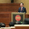 越南国家主席武文赏就职后首次发表讲话