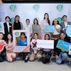 越南世界小姐冠军梁垂玲参加UNICEF促进东亚和太平洋地区更健康的食物环境倡议