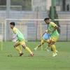 2023年多哈杯最后一轮比赛：越南U23球队对阵吉尔吉斯斯坦队