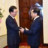 越南外交部长裴青山会见中国云南省委书记王宁