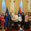 越南驻法国大使馆祝贺老挝2023年传统新年