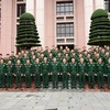 潘文江大将和国防部领导人与后勤学院召开会议