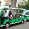 胡志明市拟试用200辆电动四轮车运送游客参观游览城市