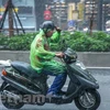 5月8日越南各地均出现下雨和雷暴天气