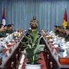 老挝人民革命党中央委员会总书记、国家主席通伦：防务合作是越老关系的重要支柱