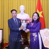 越南国家副主席武氏映春会见柬埔寨祖国团结发展阵线中央委员会高级代表团