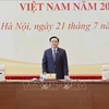 越南国会主席王廷惠主持召开关于2023年越南经济社会论坛举办工作磋商会议