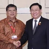 越南国会主席王廷惠会见马来西亚国会下议院议长和柬埔寨参议院第二副主席