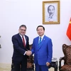 陈红河副总理会见阿斯利康越南总裁兼总经理尼廷·卡普尔