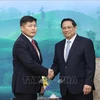 越南政府总理范明政会见蒙古国法律内务部长尼亚木巴特尔