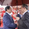 越南政府总理范明政抵达南宁 开始出席第20届东博会和峰会之行