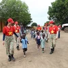 越南二号工兵队开展帮助阿卜耶伊儿童的活动