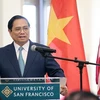 政府总理范明政建议旧金山大学大力推进与越南教育合作